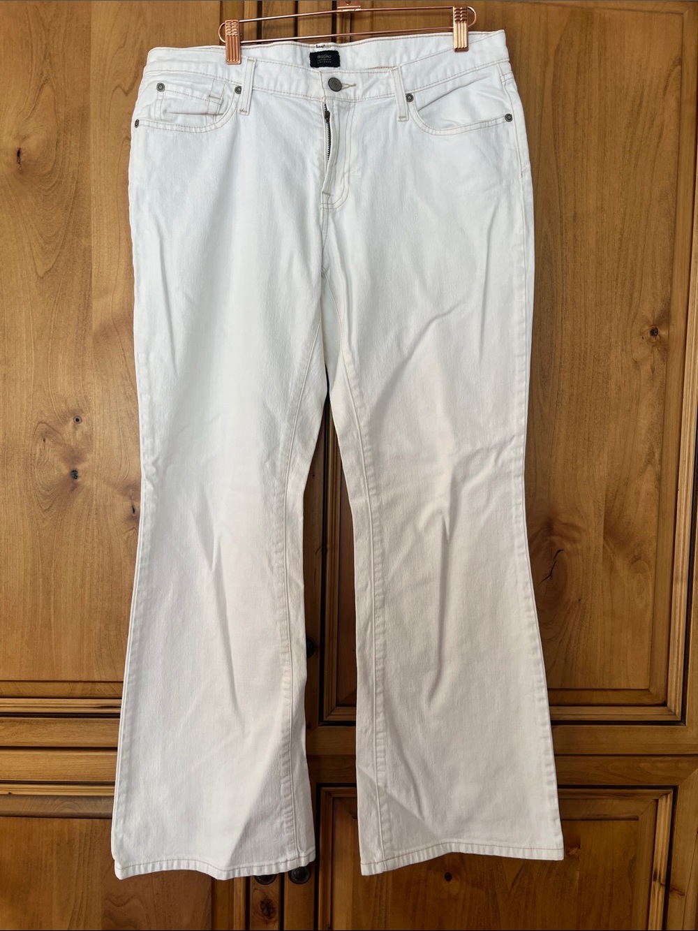 Classic White Flare Jeans for Women